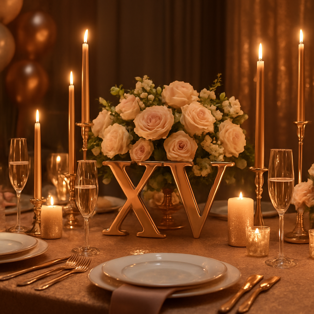 Decoraciones de la celebración